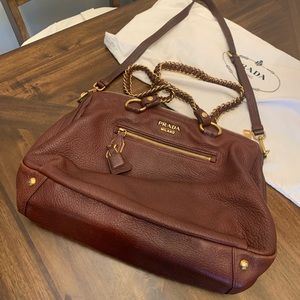 Prada Shoulder Bag Handbag Crossbody Leather